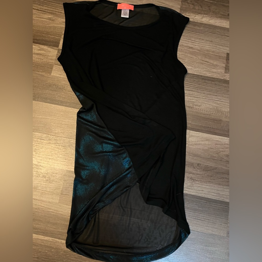 Soul Cake Sleeveless High Low Blouse SZ XL